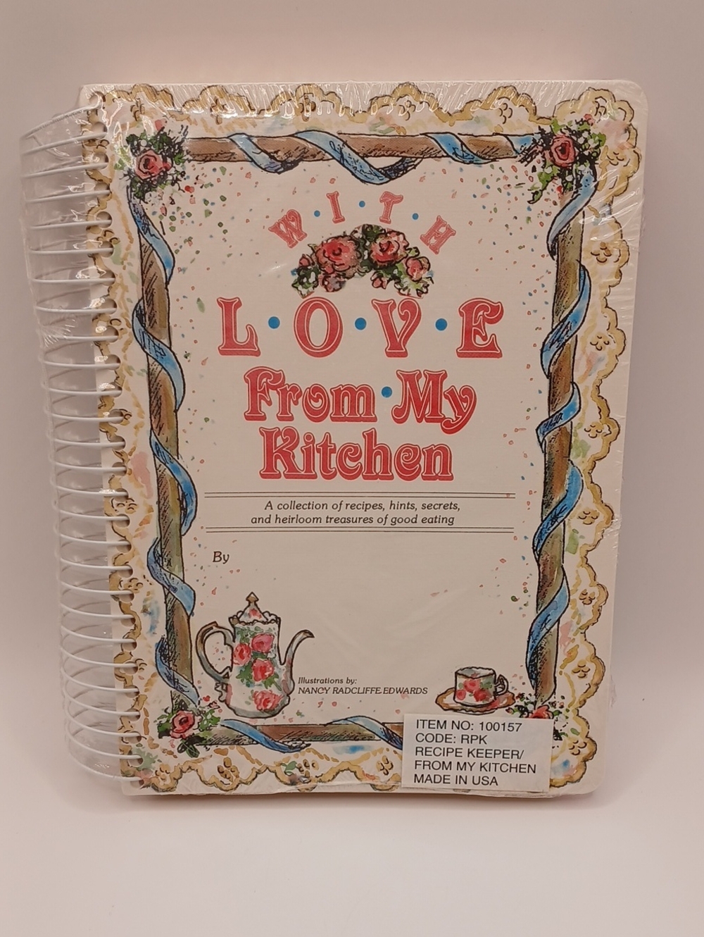 With Love From My Kitchen Spiral Recipe Keeper *Sealed